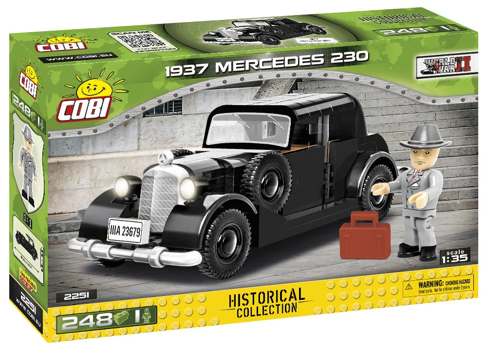 1937 Mercedes 230, 248 Piece Block Kit - Cobi