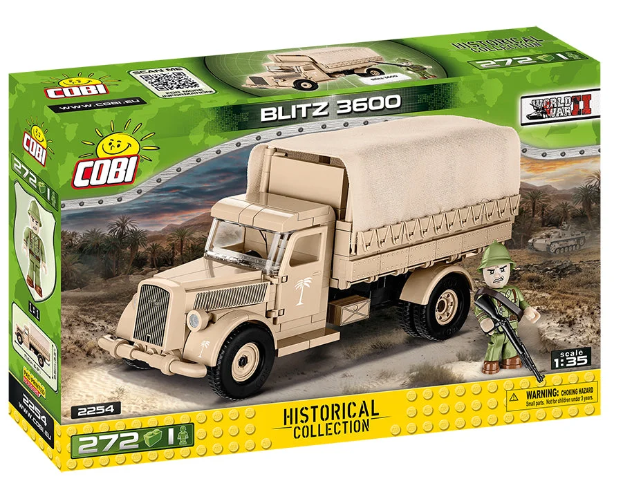 Opel Blitz 3600 Desert Afrika Korps, 272 Piece Block Kit - Cobi