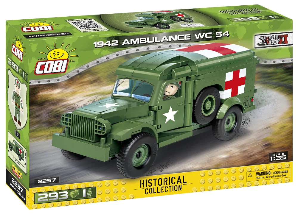 1942 Ambulance WC 54, 293 Piece Block Kit - Cobi