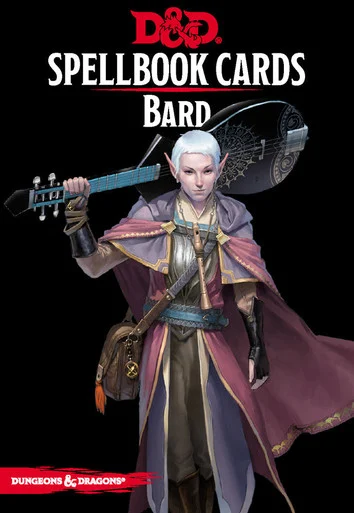 Wizards of the Coast C56720000 Dungeons & Dragons RPG: Spellbook Cards - Bard (128 cards)