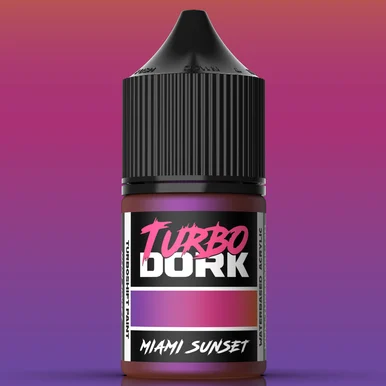 Turbo Dork TDK015502 Miami Sunset TurboShift Acrylic Paint 22ml Bottle