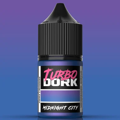 Turbo Dork TDK015519 Midnight City ZeniShift Acrylic Paint 22ml Bottle