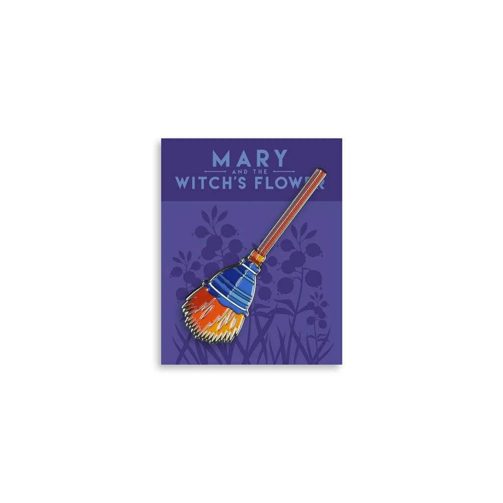Broomstick Enamel Pin - Tom Whalen
