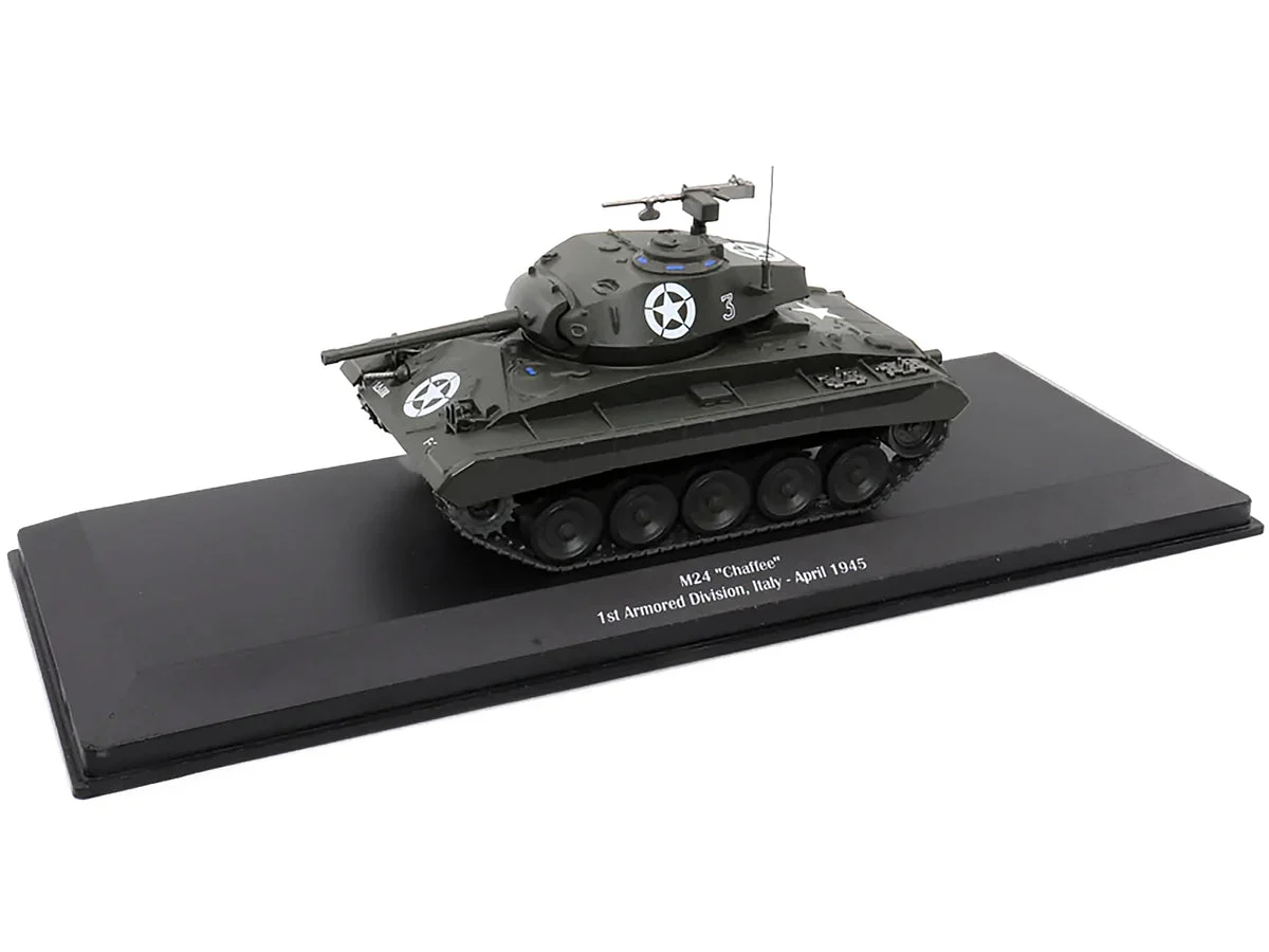 M24 "Chaffee" Tank #3 "U.S.A. 1st Armored Division Italy April 1945" 1/43 Diecast Model by AFVs of WWII - AFV's of WWII
