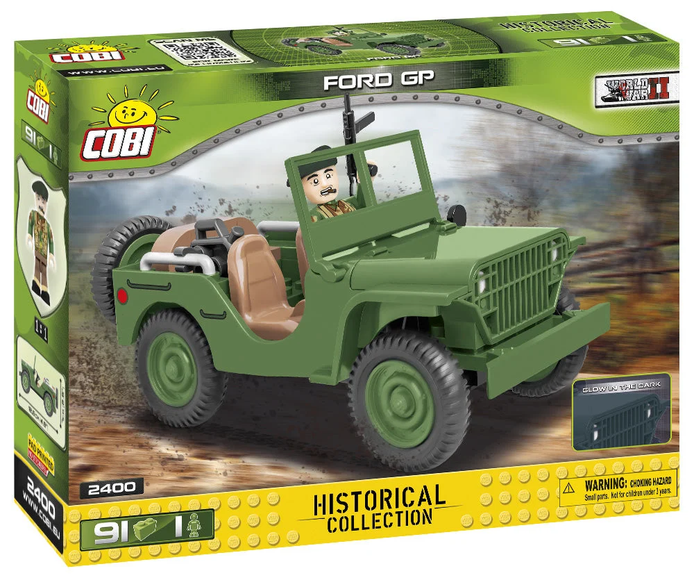 Ford GP ¼ Ton 4 x 4, 91 Piece Block Kit - Cobi