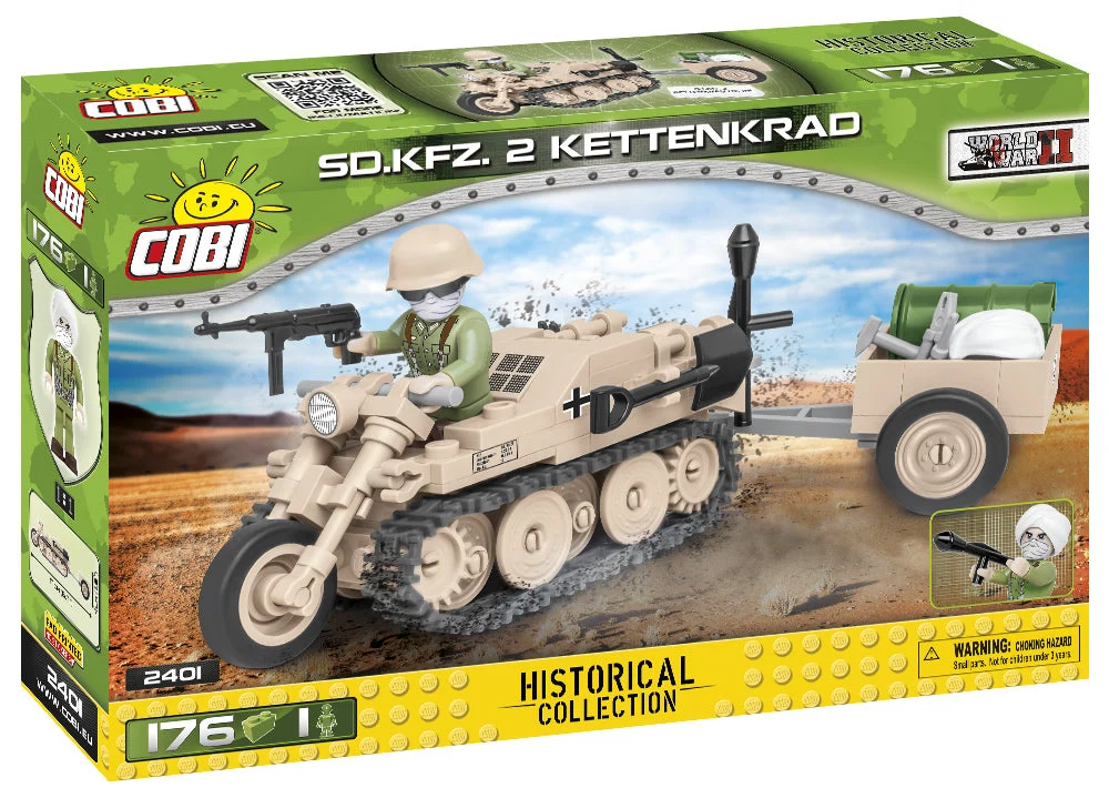 Sd.Kfz 2 Kettenkrad , 176 Piece Block Kit - Cobi