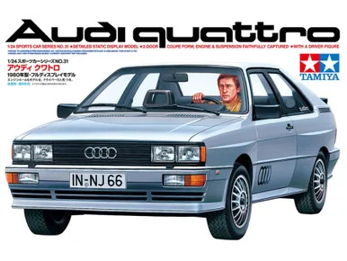 Tamiya 24031 Audi Quattro C-431 1/24 Scale Model Kit
