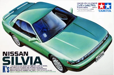Tamiya 24078 Nissan Silvia K's 1/24 Scale Model Kit