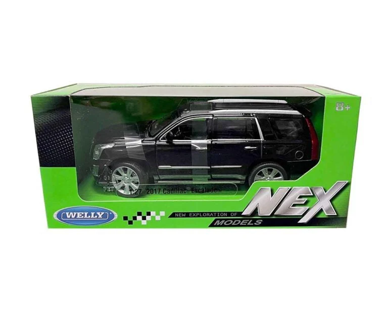 Cadillac Escalade 2017 (Black), 1:27 Scale Diecast Car - Welly