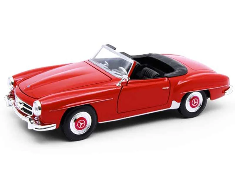 1955 Mercedes-Benz 190 SL Red "NEX Models" Series 1/24 Diecast Model Car by Welly