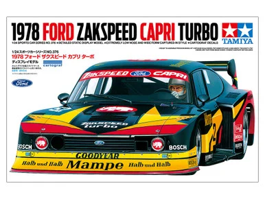 Tamiya 24376 1978 Ford Zakspeed Capri Turbo 1/24 Scale Model Kit