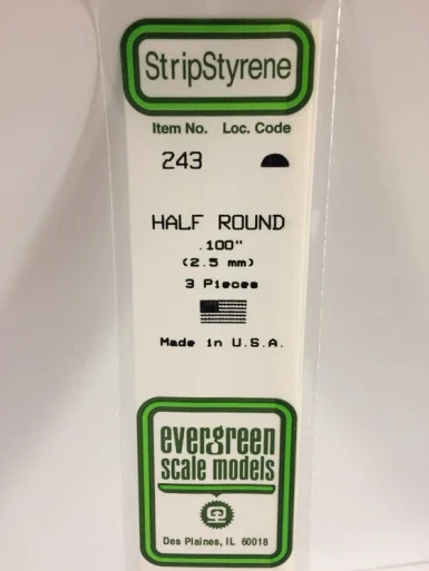 243 - HALF ROUND .100" (3)