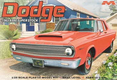 Moebius Models 2460 1965 Dodge A990 Super Stock 1/25 Scale Model Kit