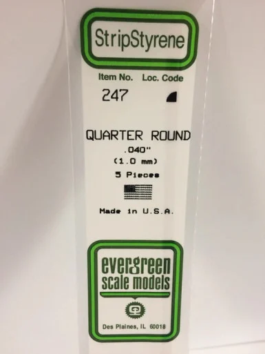 247 - QUARTER ROUND .040" (5)