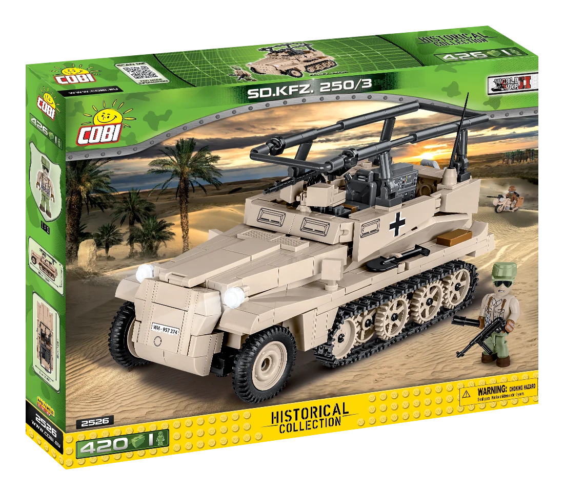 Sd.Kfz. 250/3 Command Halftrack, 426 Piece Block Kit - Cobi