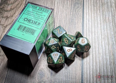 25335 - Speckled® Polyhedral Golden Recon™ 7-Die Set