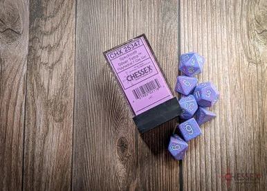 25347 - Speckled® Polyhedral Silver Tetra™ 7-Die Set