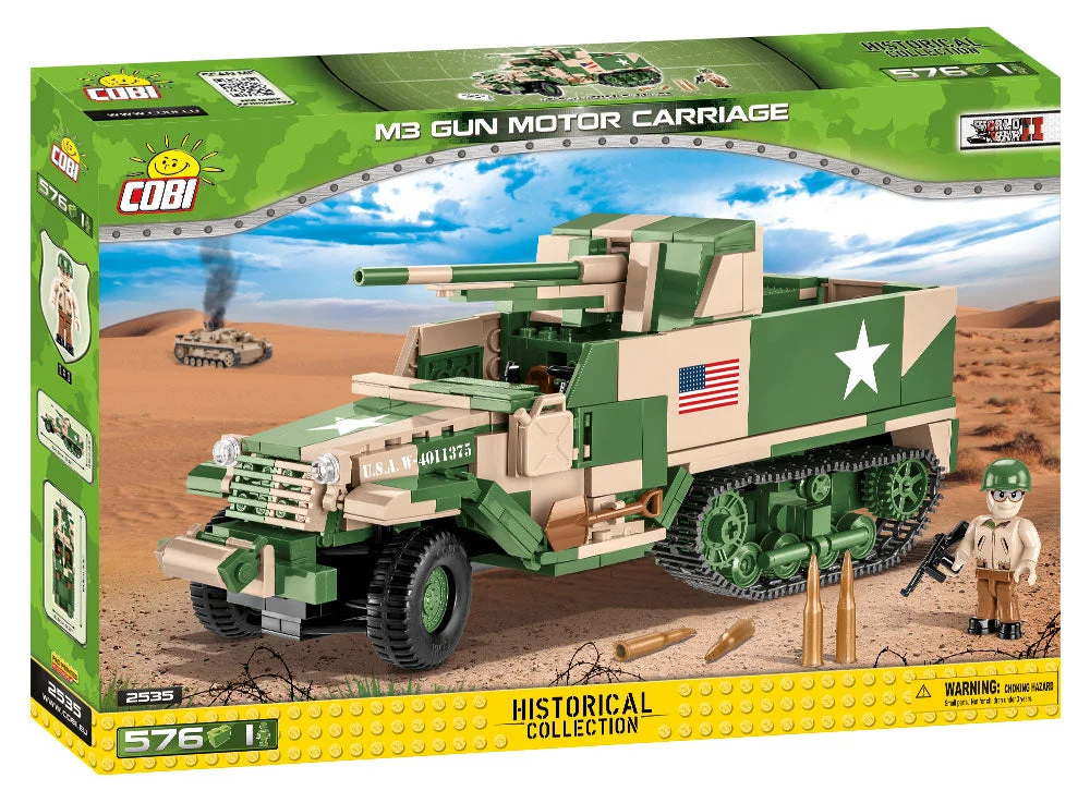 M3 Gun Motor Carriage 576 Piece Block Kit - Cobi