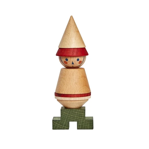 Stacking Toy Stick Figure No. 04 - Wooden Story