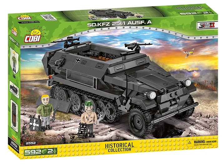 Sd.Kfz. 251/1 Ausf. A Halftrack, 590 Piece Block Kit - Cobi