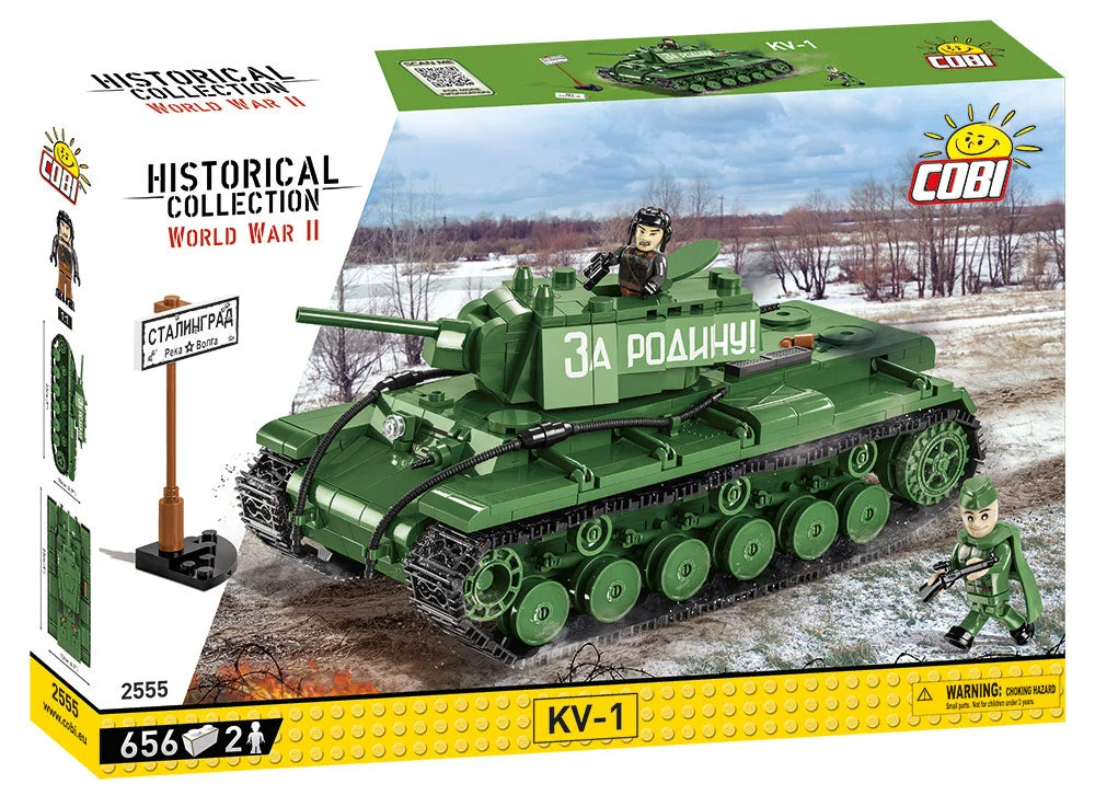 KV-1 Tank, 656 Piece Block Kit