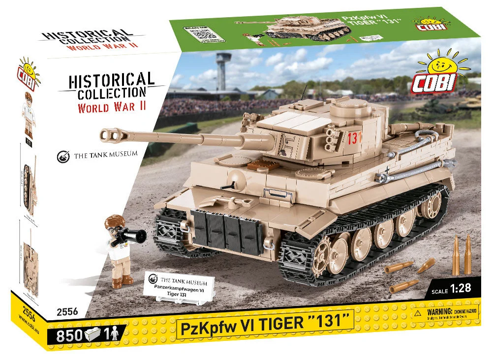 Panzer VI Tiger “131” Tank, 850 Piece Block Kit - Cobi