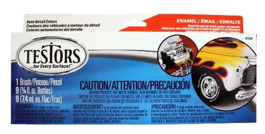 Testors 9120 Enamel Paint Set 10Pc