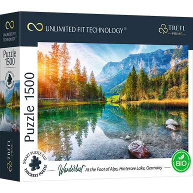 Trefl 26193 At the Foot of Alps, Hintersee Lake, Germany 1500 Piece Jigsaw Puzzle - Trefl USA
