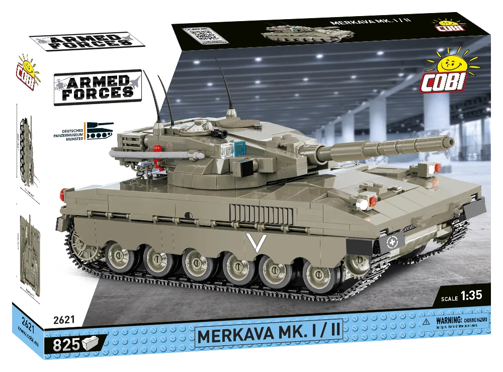 Merkava Mk. I/II Main Battle Tank, 825 Piece Block Kit - Cobi