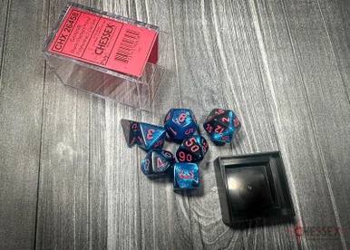 26458 - Gemini® Polyhedral Black-Starlight/red 7-Die Set