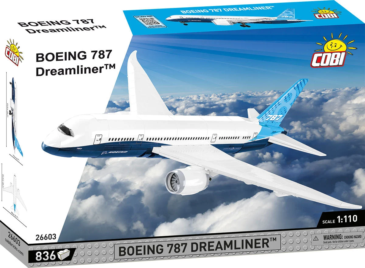 Boeing 787-8 Dreamliner, 836 Piece Block Kit