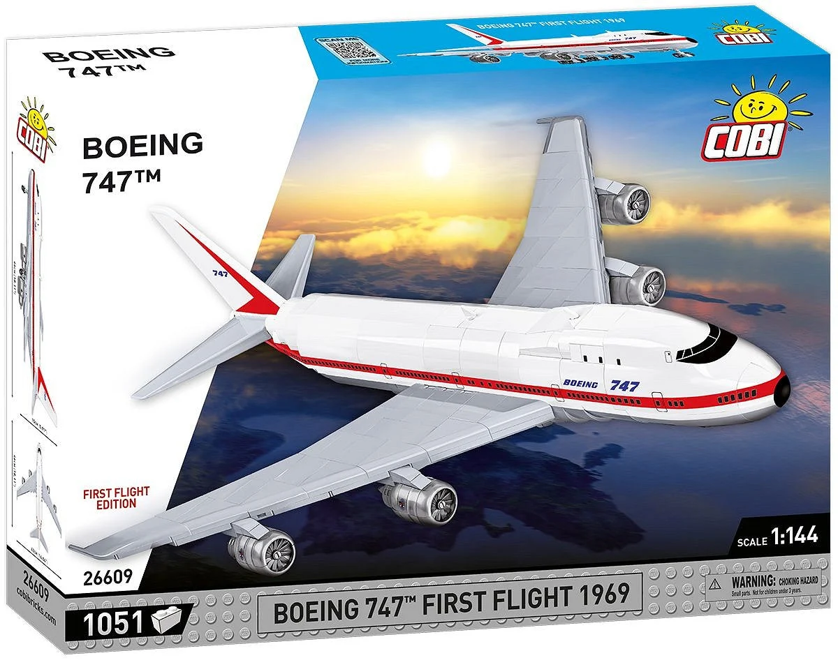 Boeing 747 First Flight 1969, 1051 Piece Block Kit - Cobi