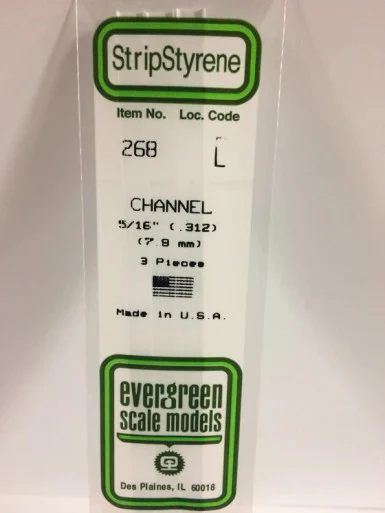 268 - CHANNEL .312" 7.9MM (3)