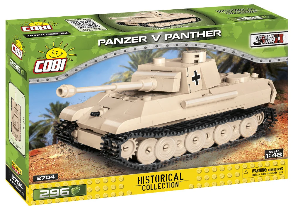 Panzer V Panther Tank, 296 Piece Block Kit - Cobi