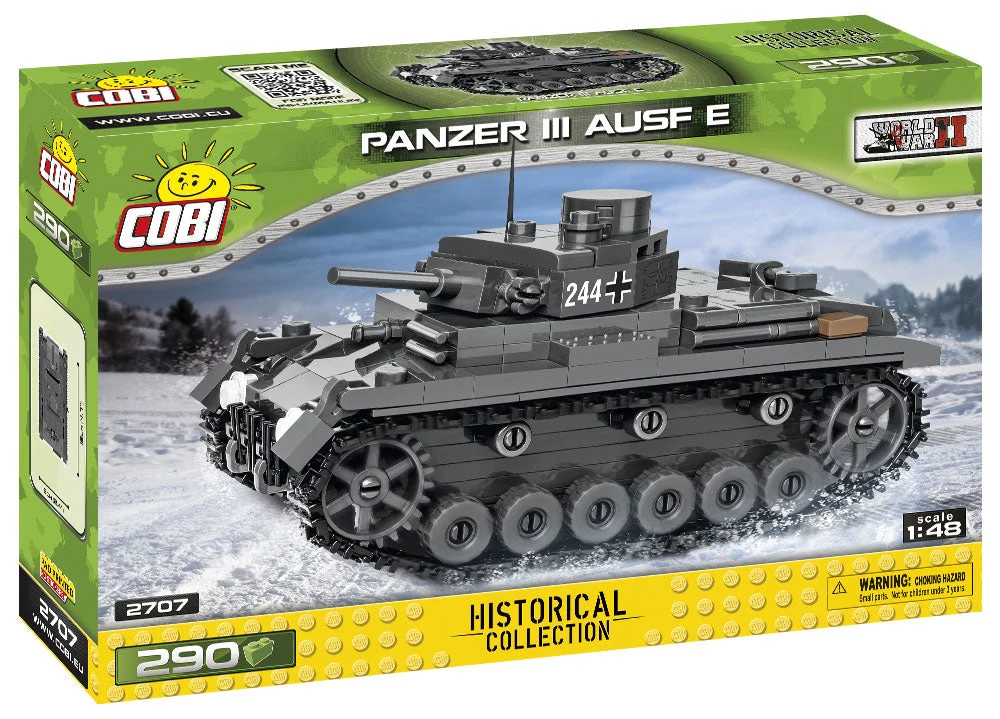 Panzer III Ausf. E Tank, 290 Piece Block Kit - Cobi