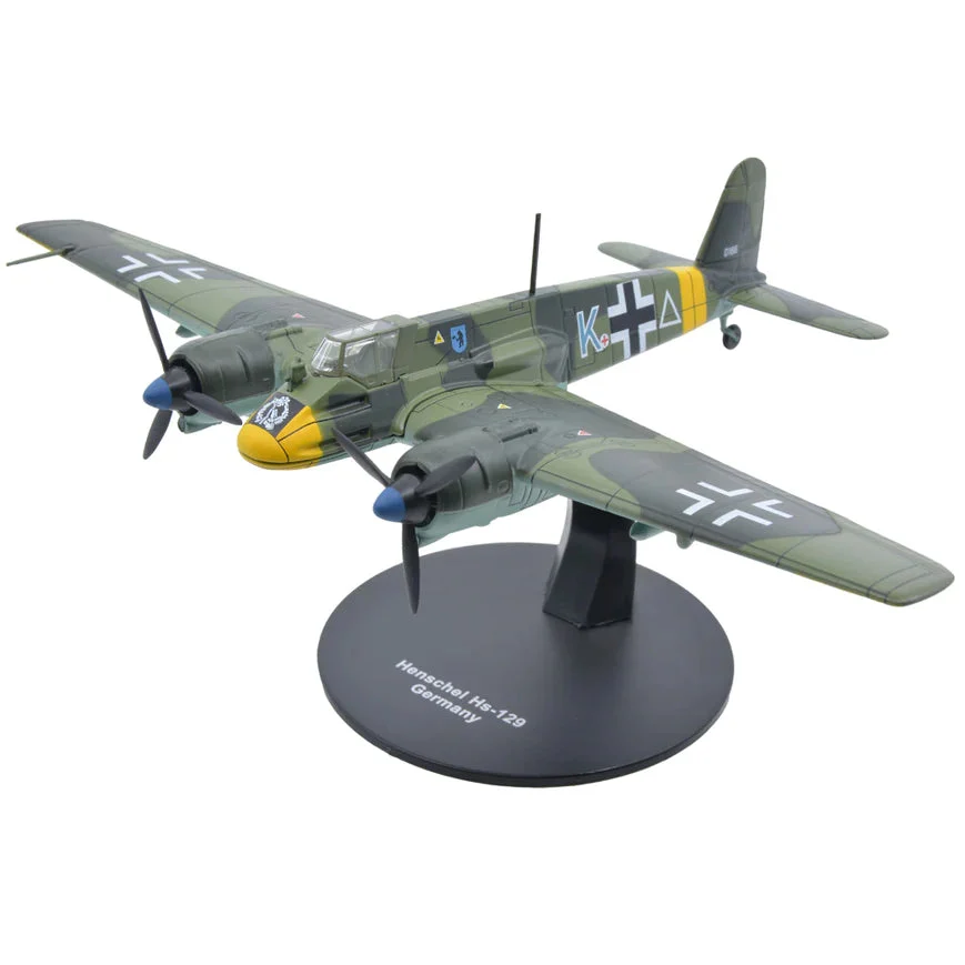 Henschel Hs 129 1942, 1:72 Scale Diecast Model - Motor City Classics