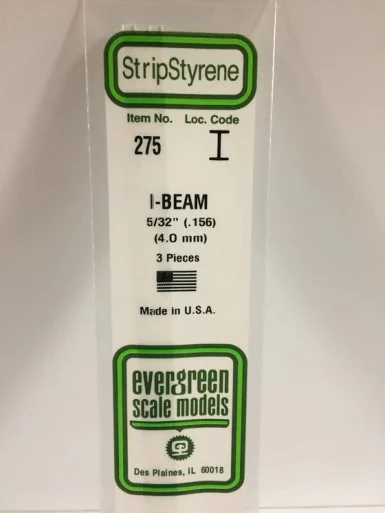 275 - I BEAM .156" 4.0MM (3)