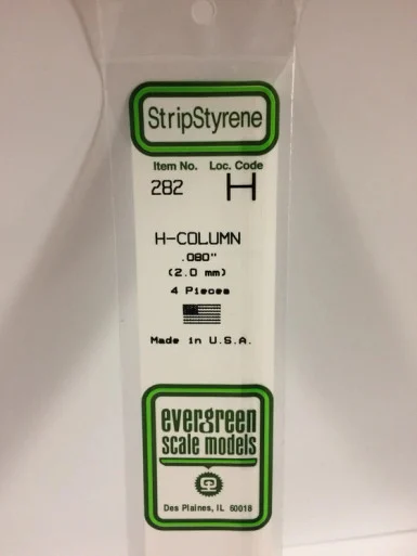 282 - H COLUMN .080" 2.0MM (4)