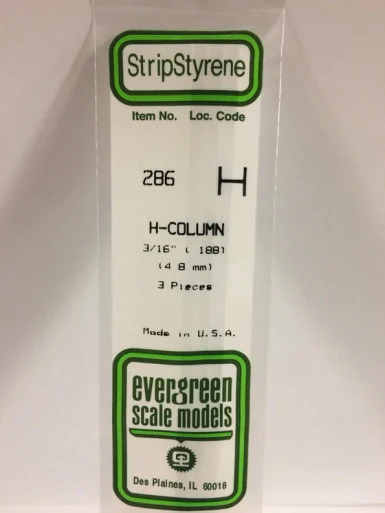 286 - H COLUMN .188" 4.8MM (3)