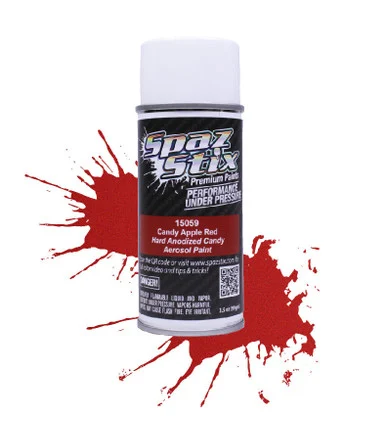 Spaz Styx 15059 Candy Apple Red Aerosol Paint 3.5oz - Spaz Stix