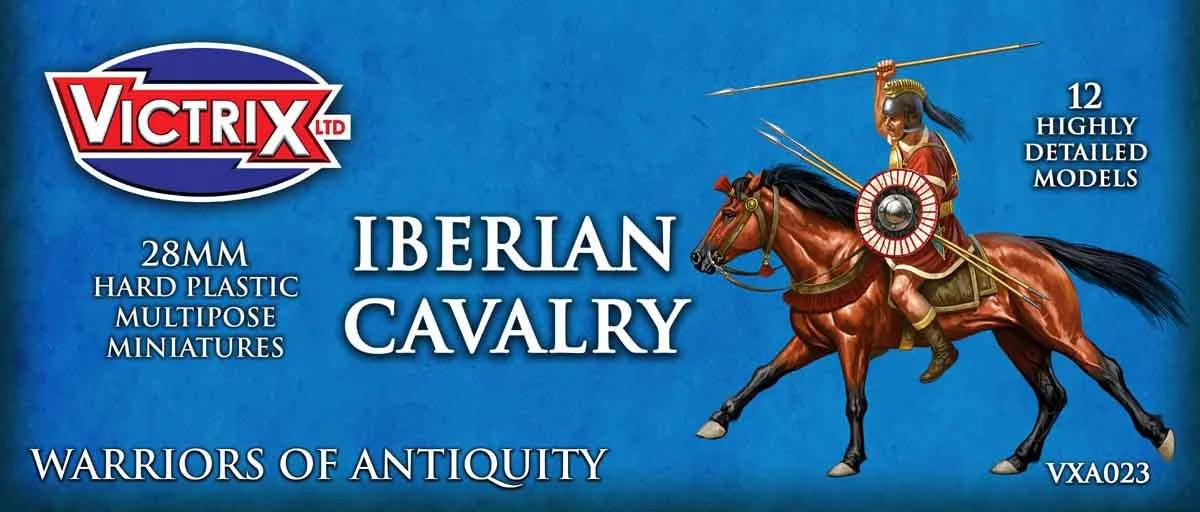 Iberian Cavalry, 28 mm Scale Model Plastic Figures - Victrix
