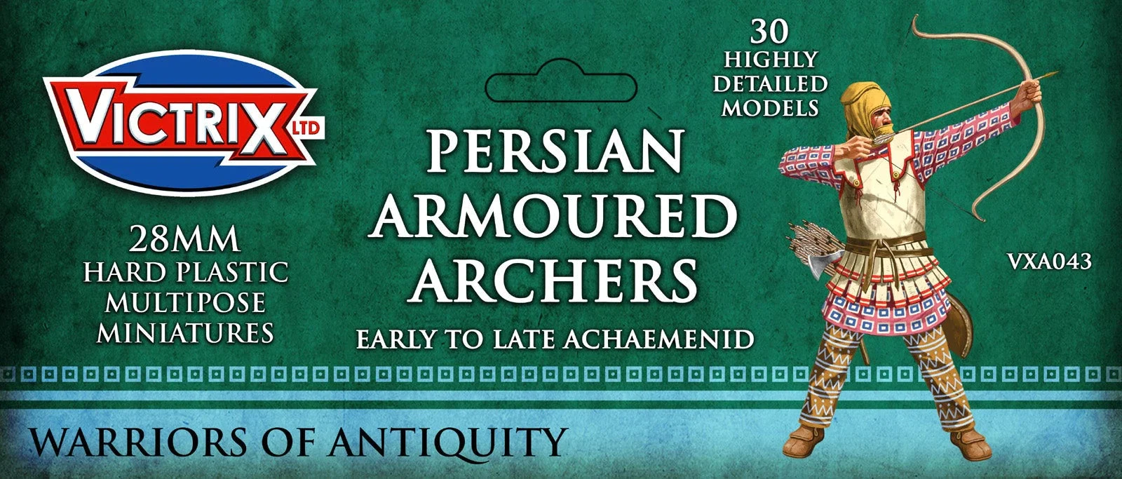Persian Armoured Archers, 28 mm Scale Model Plastic Figures - Victrix