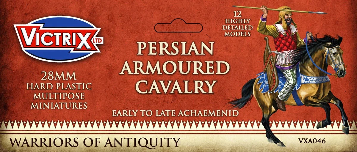 Persian Armored Cavalry, 28 mm Scale Model Plastic Figures - Victrix