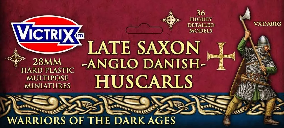 Huscarls (Late Saxons / Anglo Danes), 28 mm Scale Model Plastic Figures - Victrix