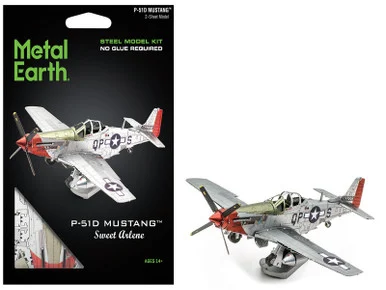 Metal Earth 180 P-51D Mustang Sweet Arlene 3D Metal Model Kit