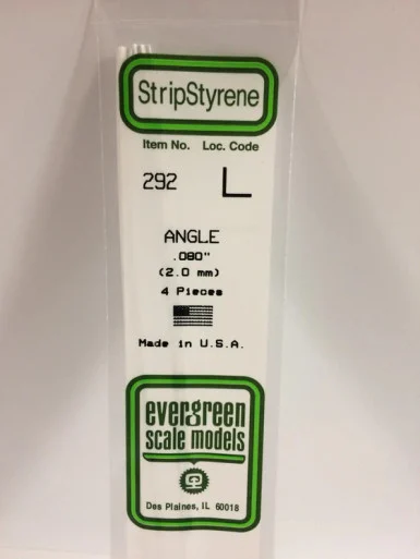 292 - ANGLE .080" 2.0MM (4)