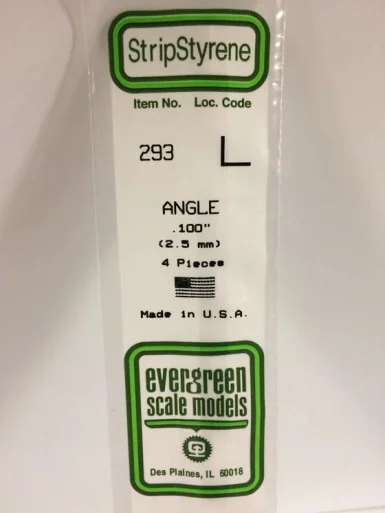 293 - ANGLE .100" 2.5MM (4)