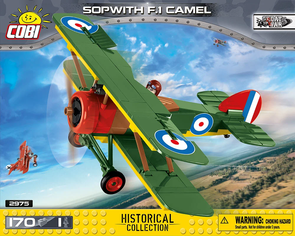 Sopwith F.1 Camel , 170 Piece Block Kit - Cobi