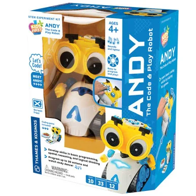 Thames & Kosmos 620394 Andy The Code & Play Robot
