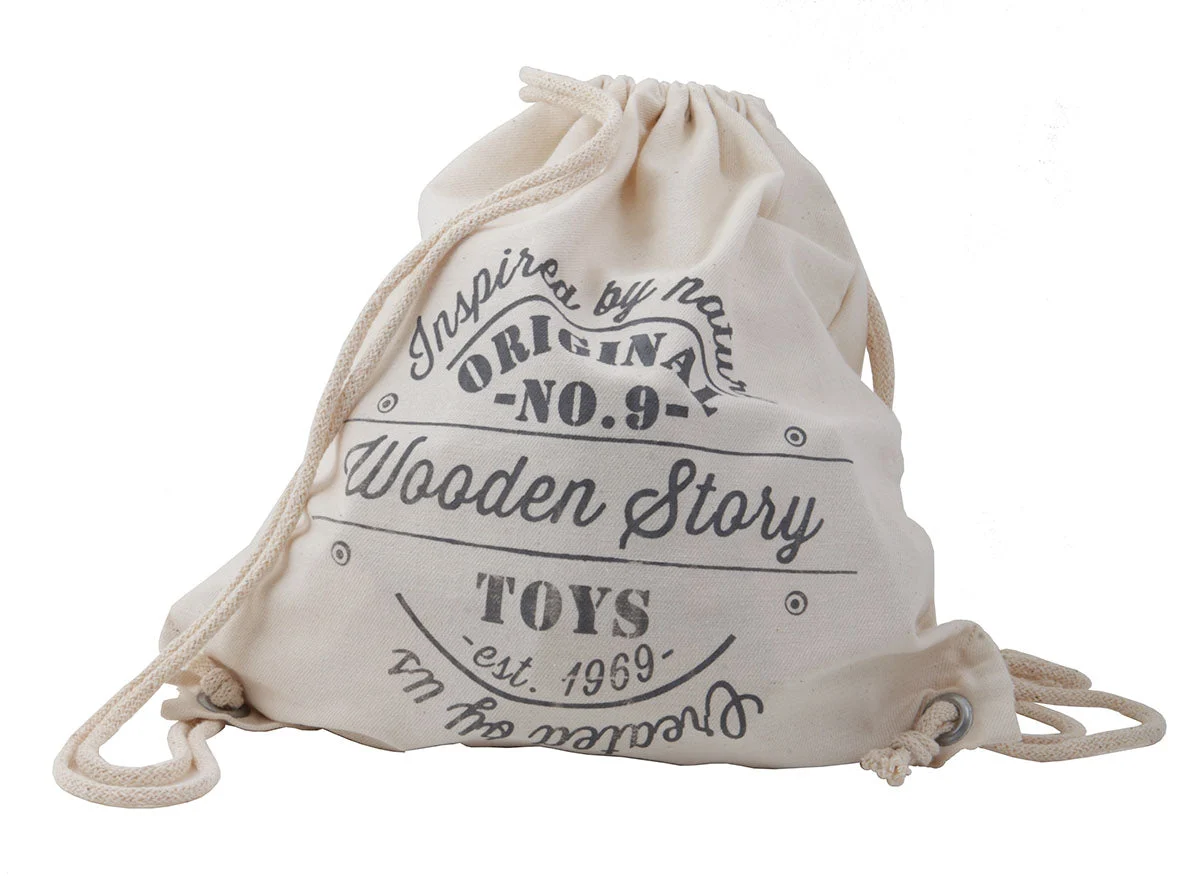 Sack Backpack For Wooden Blocks - Wooden Story
